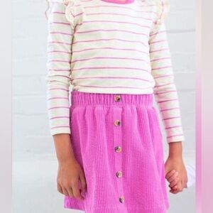 Gemma Corduroy Skirt, Super Pink by Sammy + Nat Size 4 Maisonette